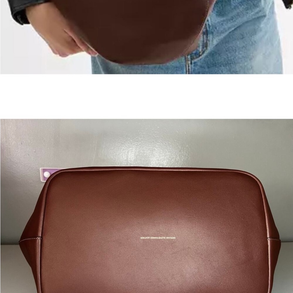 Coach Maple Brown Large Kisslock Frame Bag- BRAND NEW - Picture 4 of 6